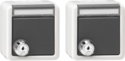 Set 2x SCHUKO KD Schloss gleich + BSF WG AP 456030 