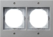 Abdeckrahmen 2f.alu TX44 021265 