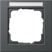 Abdeckrahmen 1-fach anthrazit 109123 