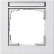Abdeckrahmen 1-fach rweiss 109129 