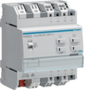 Schalt-/Jalousieausgang KNX, 4/2f,16A,C-Last TXA604D 
