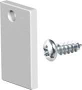 Alu-End-Abschlussplatte mit 2 Schrauben APWF EAP 