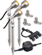 P-LED Spot 3-fl. eds IP68 12V 3,5W 3000K P68123502-3 