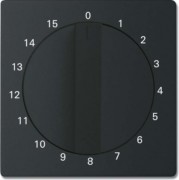 Zentralscheibe sw/matt Bedienelement 1770-885-103 