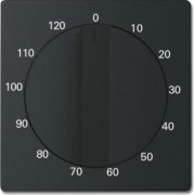 Zentralscheibe sw/matt Bedienelement 1771-885-103 