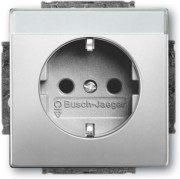 SCHUKO Steckdosen-Einsatz edelstahl 20 EUCNB-866 