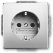 SCHUKO Steckdosen-Einsatz edelstahl 2300 EUCB-866 