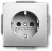 SCHUKO Steckdosen-Einsatz edelstahl 20 EUCBLI-866 