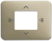 Zentralscheibe palladium 7-fach KNX 6108/61-260 