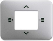 Zentralscheibe titan 7-fach KNX 6108/61-266 