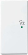 Wippe 2-f li Symbol Dimmer studioweiß 6234-21-84 