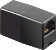 Goobay ISDN RJ45 Kupplung sw,Bu/Bu 50260 