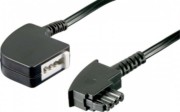 Goobay TAE-F Verlängerung 10m,sw,St/Bu 50275 