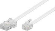 Goobay RJ45-RJ11 Anschlußkabel 3m,ws,St/St 93061 