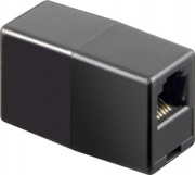 Goobay RJ12 Kupplung sw,Bu/Bu 50592 