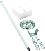 Rohrpendel mit Baldachin ZRPE 100 PE #0202873 