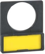 Schildträger sw/rt m.Leerschild ZBY2101 