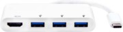 USB-C Hub 0,1m Ste.TypC,KupTypA,ws CC365 