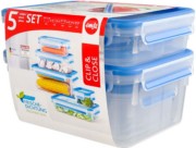 Emsa Frischhaltedosen-Set CLIP CLOSE 5ER SET 