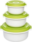 Emsa Mikrowellen-Topfset 0,5/1/1,5L MICRO FAMILY apfelgn 
