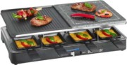 Raclette m.heißem Stein 1400W,8Pfännchen RG2279CB sw 