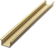 Hutprofil-Tragschiene ungelocht L=2m NS 35/15CU Unperf 2m 