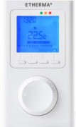 Funk-Raumthermostat mit Uhr, LCD-Anzeige ET-14A 