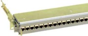 Leviton Verteiler-19 24f. RJ45 1HE Cat6 8p.lgr WAEG6V 191U 24W 
