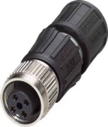 Sensor-Aktor-Stecker 4p.,M12-Buchse ger. SACCM12FS-4QO-0,34-M 