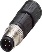 Sensor-Aktor-Stecker 4p.,M12-Stecker,ger. SACCM12MS-4QO-0,34-M 