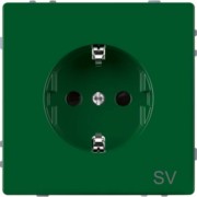 SCHUKO-Steckdose gn mit Steckklemmen MEG2300-6004 