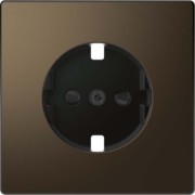 Zentralplatte moccamet f.SCHUKO-Steckdose MEG2330-6052 