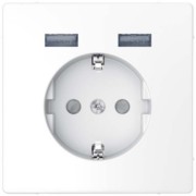 SCHUKO-Steckdose m.USB Ladegerät anth MEG2366-6034 