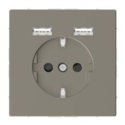 SCHUKO-Steckdose m.USB Ladegerät nmet MEG2366-6050 