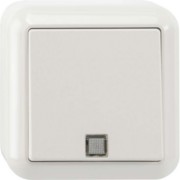 Taster Wechsel mit O-Licht 1-polig polarweiß AP MEG3160-8719 