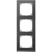Decor-Rahmen 3-fach Schiefer/aluminium MEG4030-3669 