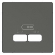 Zentralplatte anth f.USB Ladest.Einsatz MEG4367-0414 