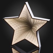 LED-Infinity-Stern Durchm.29,5cm LED ww 522846 