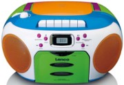 LENCO Radio/CD/Kassetten-Player Kopfhöreranschluss SCD-971 Kids 