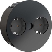 TWIST Steckdosenleiste 2xCEE7/3 2m AEH sw 931.150 