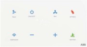Touch-Bedienelement 4-fach mit RTR KNX TBR/U4.8.1-CG 