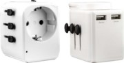Weltreise-Adapter 2-fach-USB S77 