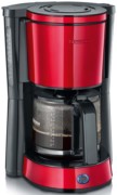 Kaffeeautomat ca.1000W,10 Tassen KA 4817 Fire Red/sw 