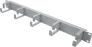 DIGITUS Rangierpanel 482,6mm(19") m.5Kabelb.40x60,grau DN-97601 