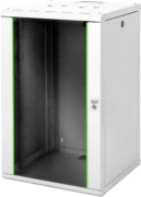 DIGITUS Wandschrank mit Glastür RAL7035 HE 20 DN-19 20U-6/6 