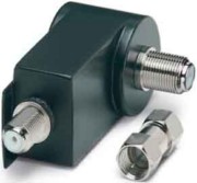 Überspannungsschutzadapter m.F-Connector C-TV-SAT 