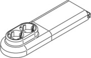 Fußleistensteckdose ws 2-fach 3651010 