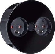 TWIST Steckdosenleiste 2xUTE 2m AEH sw 931.152 