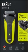 BRAUN Rasierer Series3 300 sw/gn 