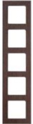 Rahmen 5-fach Holz wenge-alu D 20.675.200.702 